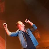 Keane on Pleasant Vally Stage at Cornbury Festival 6th July 2013